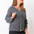 Chunky Knit Cardigan - Charcoal