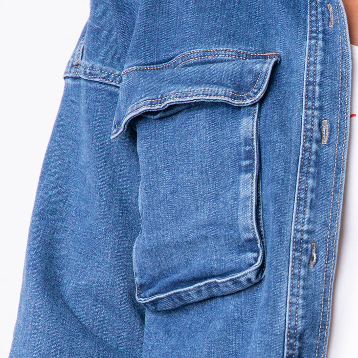 Giacca di jeans oversize - Blu