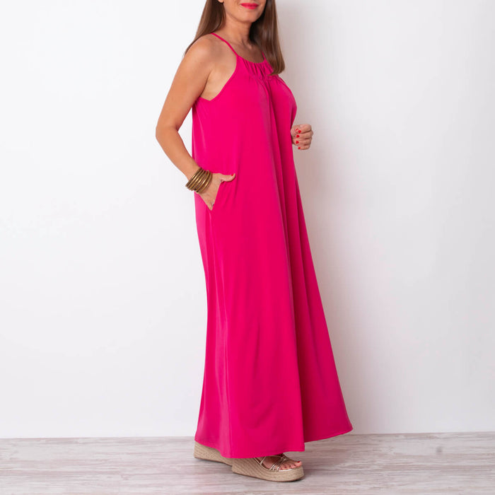 Vonan Dress - Fuchsia