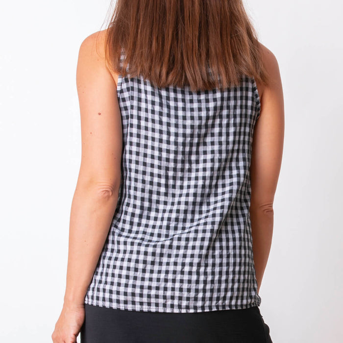 Blouse Mat - Noir