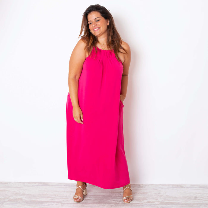 Vonan Dress - Fuchsia