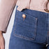 Jeans with front pockets - Blue