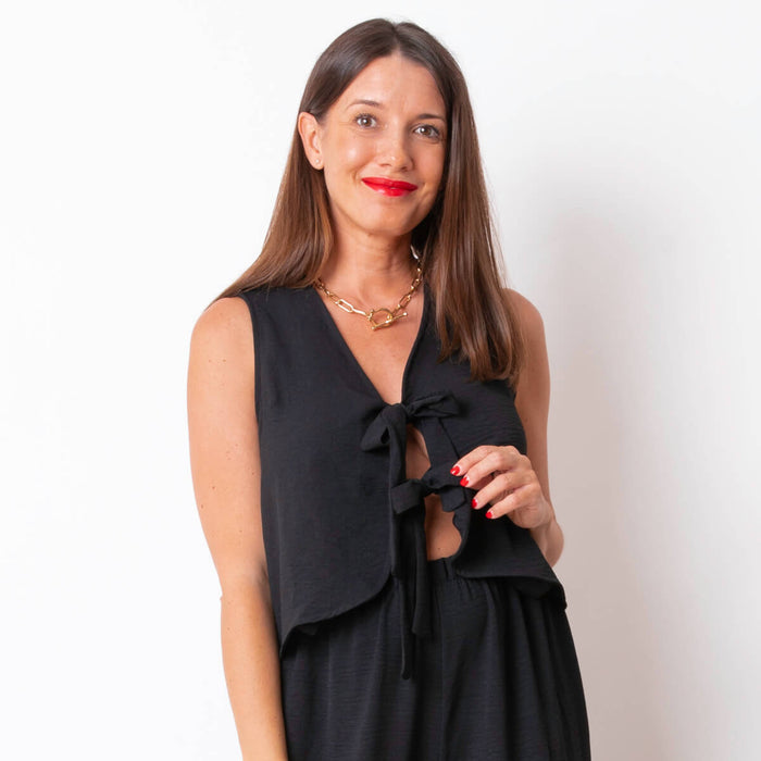 Dyna Blouse/Vest - Black