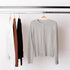 Round Neck Cardigan - Gray