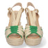 Prim Wedge Sandal - Green