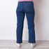 Jeans con tasca con bottone - Blu