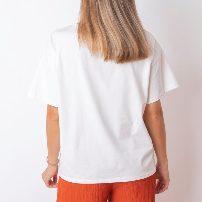 T-shirt Datia Maxi - Blanc