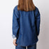 Camisa Oversize Ef. Denim - Azul