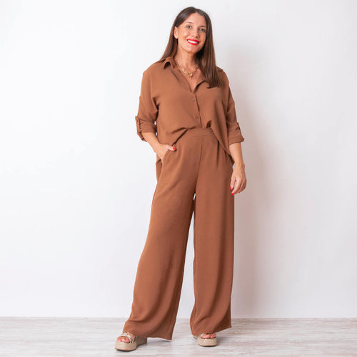 Carmela-Hose – Braun