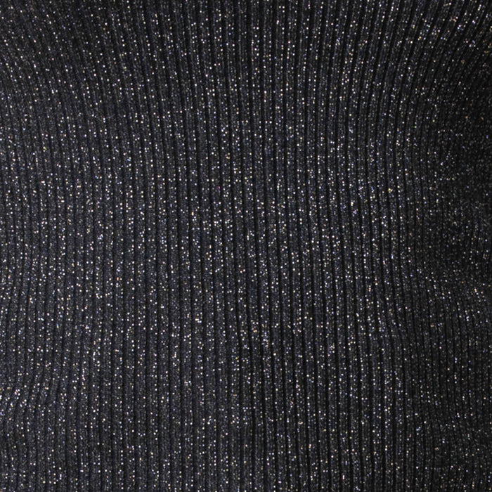 Canalé Lurex-Pullover – Schwarz