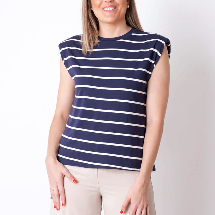 T-shirt Joan - Blu marino