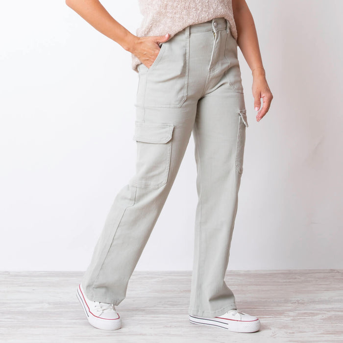 Cargo Pants - Mint Green