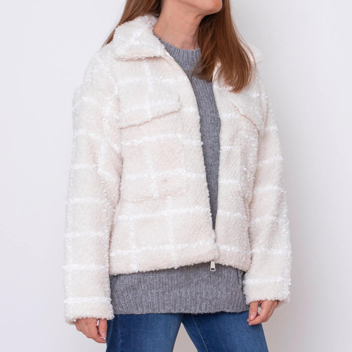 Chaqueta Chanel Rizada - Blanco