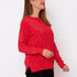 Jersey Hilo Lurex - Rojo