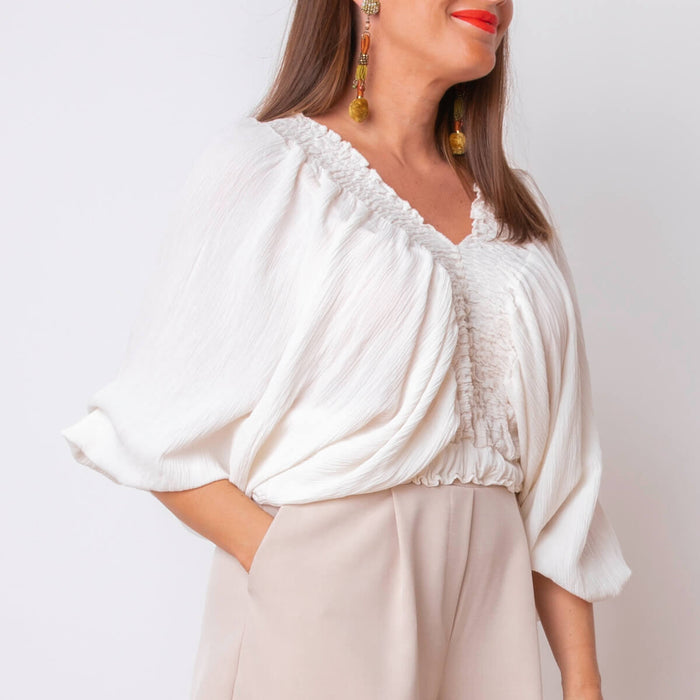 Dana Blouse - White