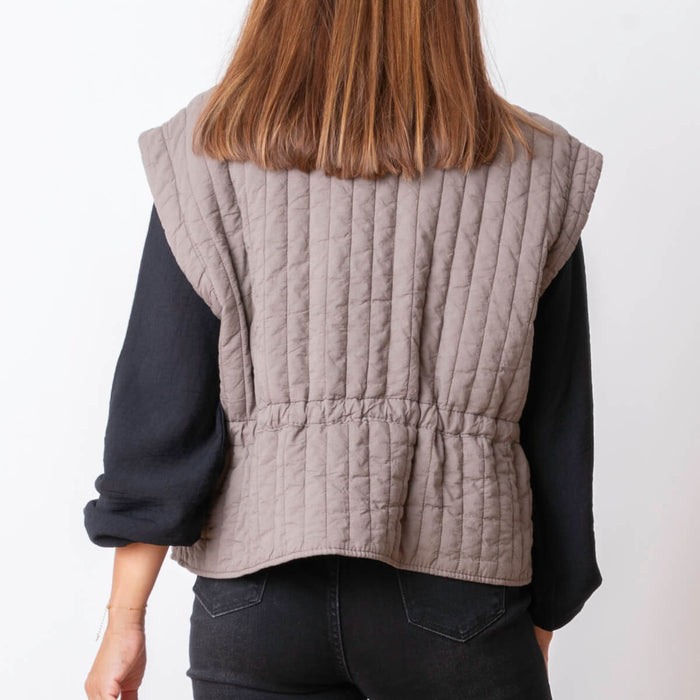 Gilet rembourré - Taupe