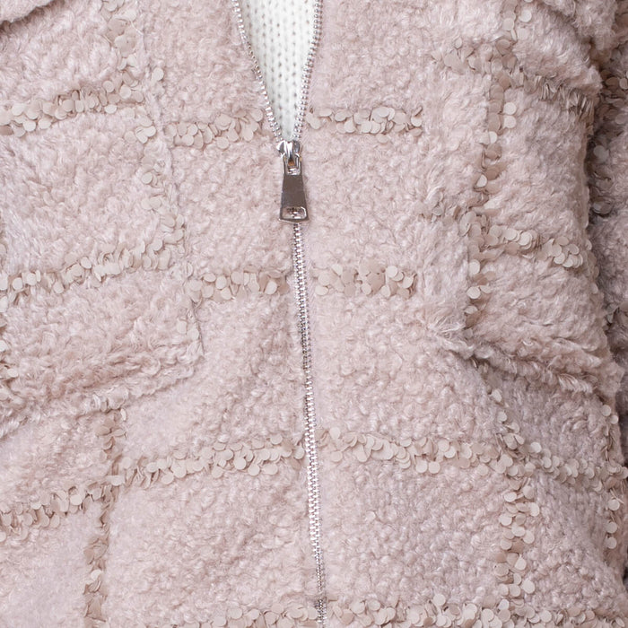 Chaqueta Chanel Rizada - Beige