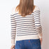 Striped Neck Sweater - Raw