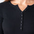 Button Neck Sweater - Black