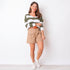 Layla Summer Knit Sweater - Military