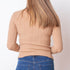 Button Neck Sweater - Camel