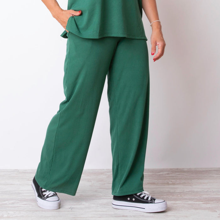 Pantaloni Fluri - Verde