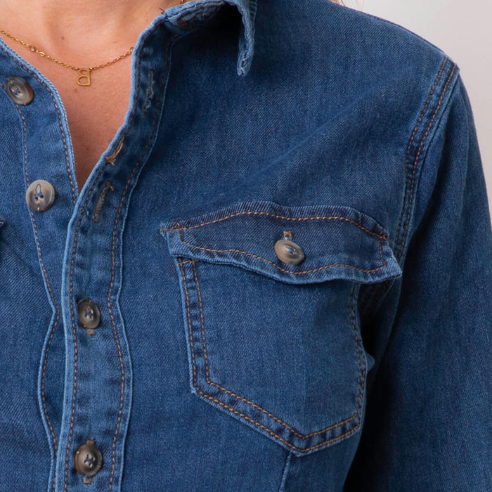 Ef. Denim Shirt - Blue