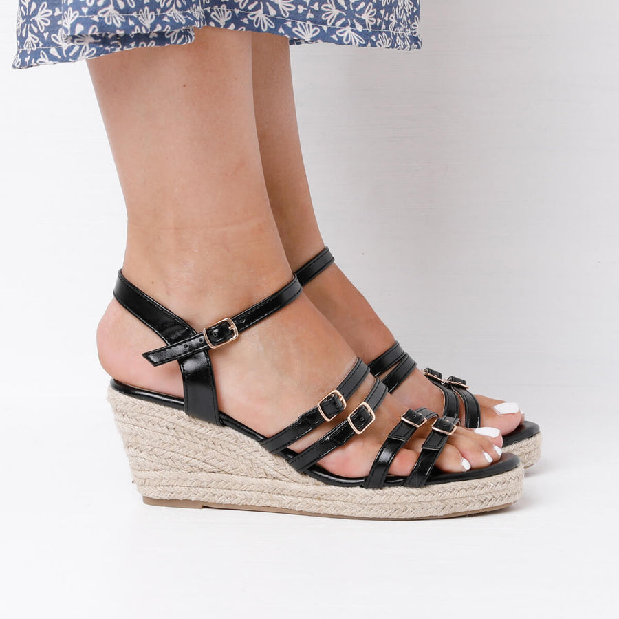 Leila Wedge - Black