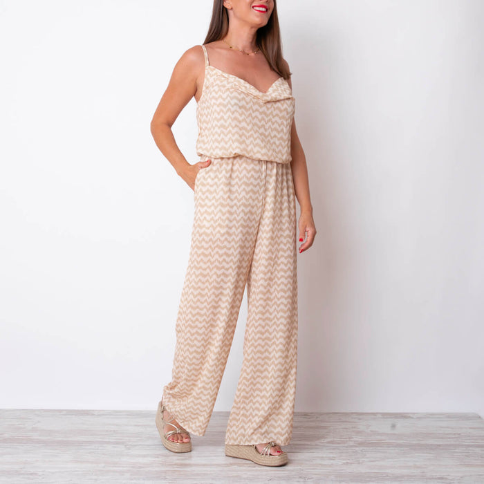 Samla Jumpsuit - Ecru