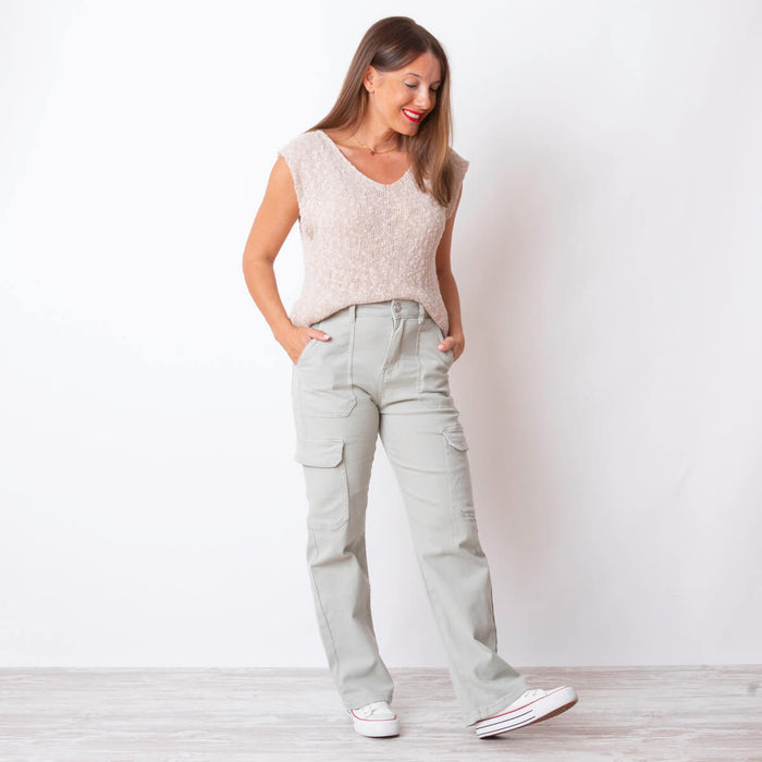 Cargo Pants - Mint Green