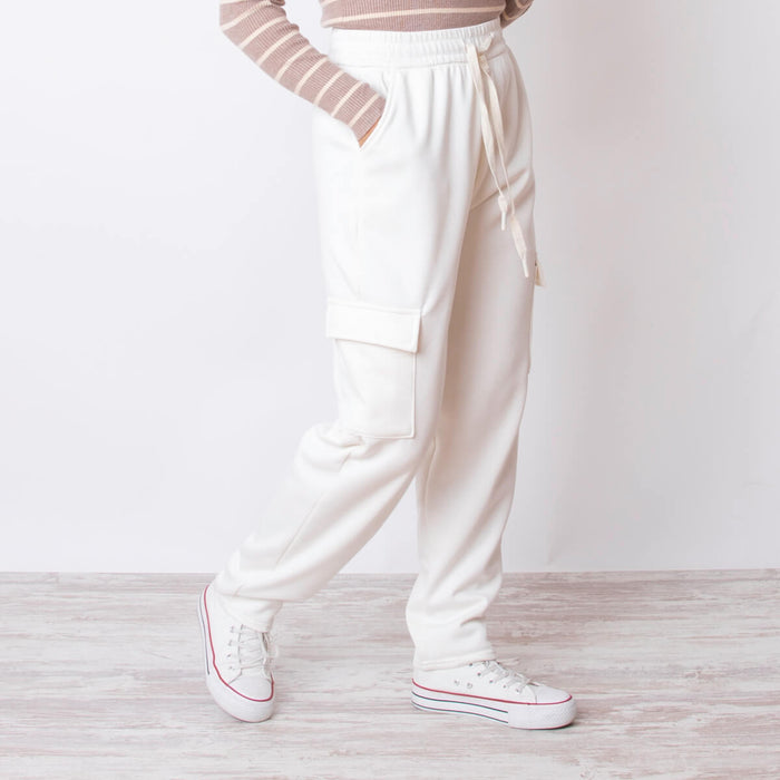 Fleece Cargo Pants - Raw