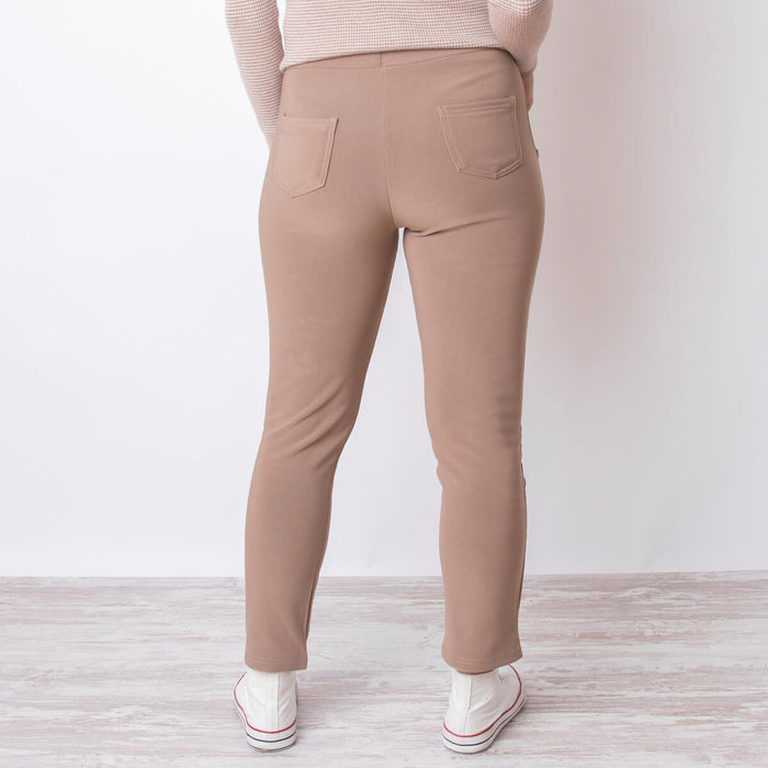 Aure Plush Trousers - Taupe