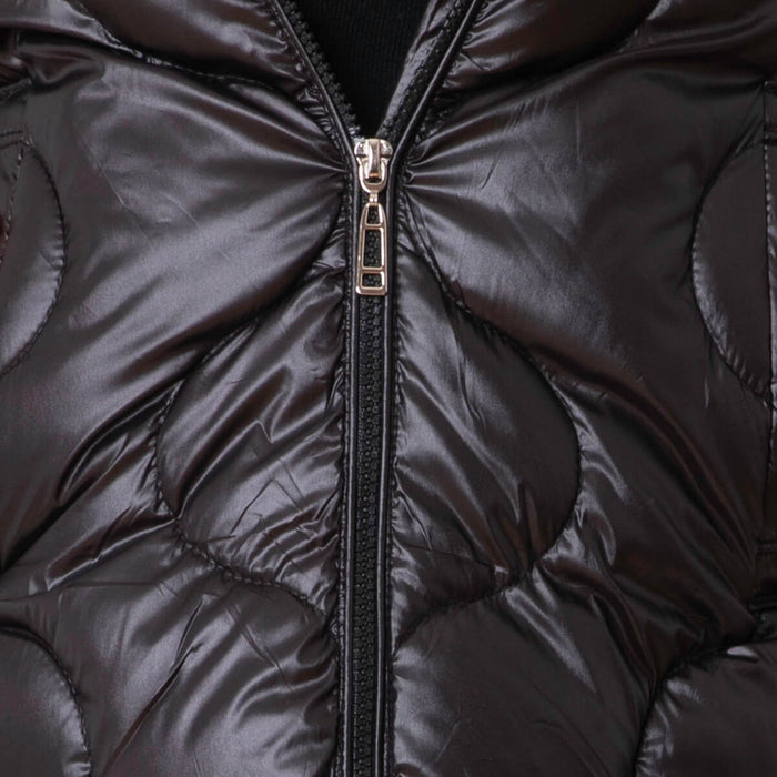 Waves Quilted Jacket - Black