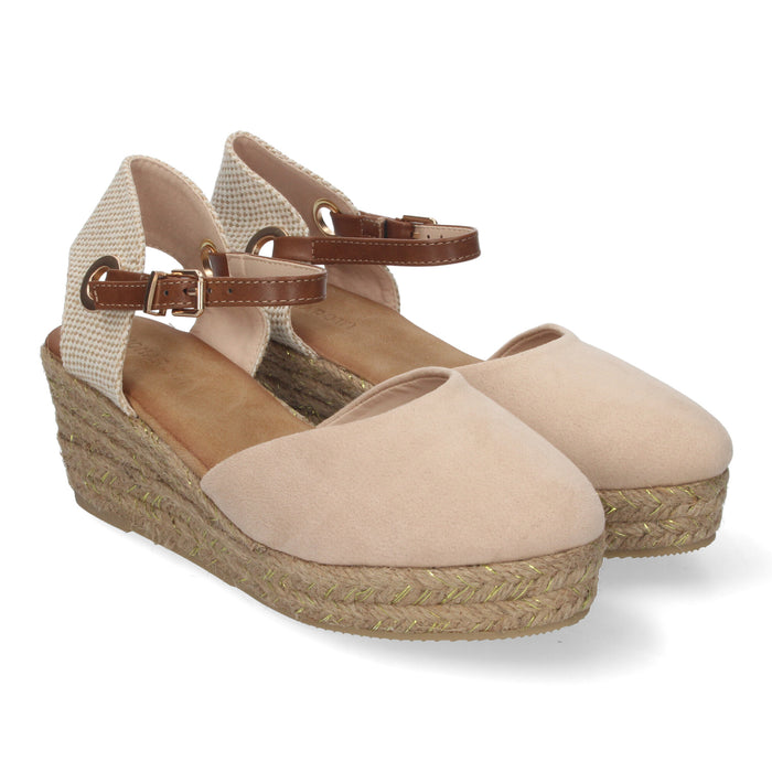 Betty Keilsandalette – Beige