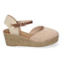 Betty Wedge Sandal - Beige