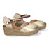 Betty Wedge Sandal - Gold