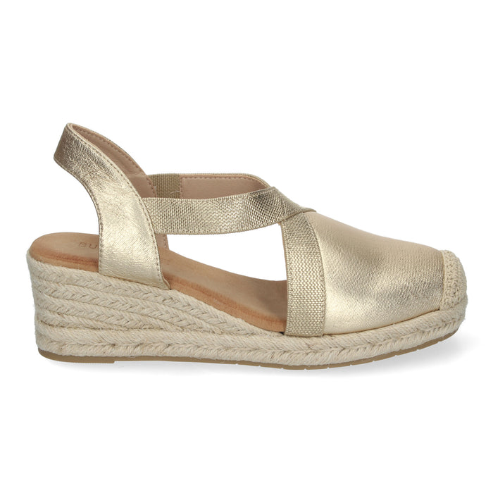 Tony Wedge Sandal - Gold