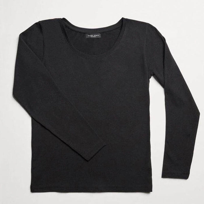 Ysabel Mora Long Sleeve T-Shirt 19148 - Black