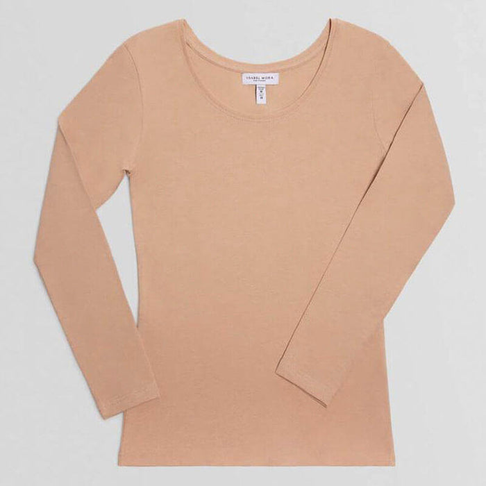 Ysabel Mora Long Sleeve T-Shirt 19148 - Nude