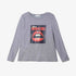 T-shirt Kiss - Grau