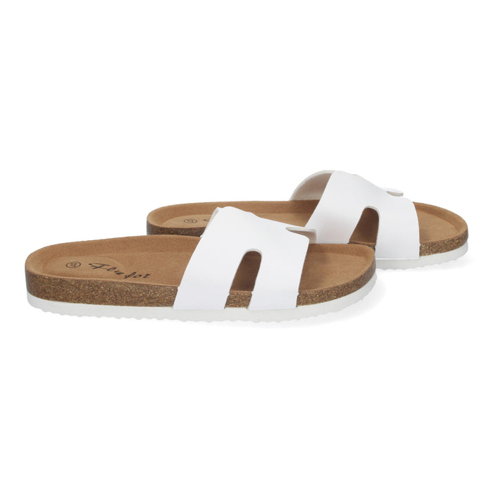 Bio Trendy Sandale - Weiß