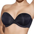 Reggiseno imbottito con ferretto Selene Dana coppa B - Nero