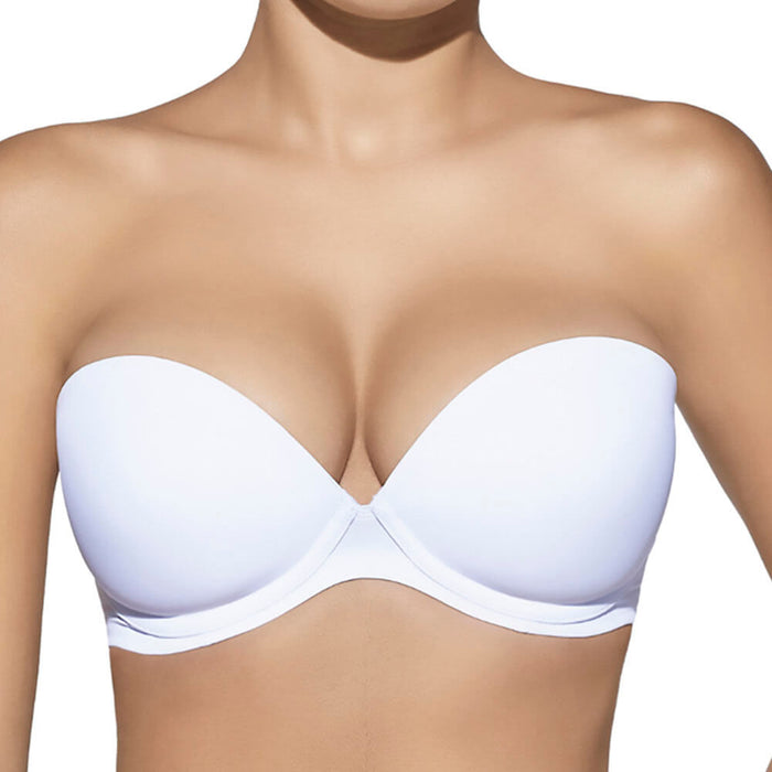 Selene Dana B Cup Padded Underwire Bra - White