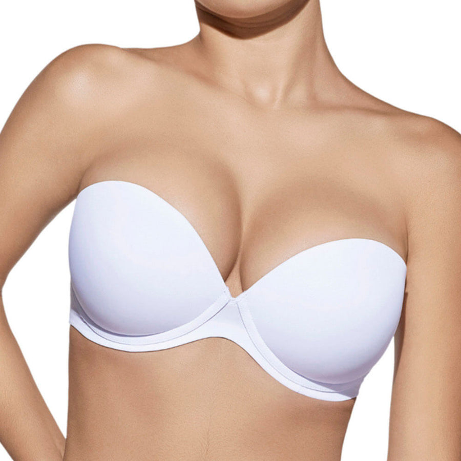 Soutien-gorge push-up à armatures Selene Tania Cup B - Blanc