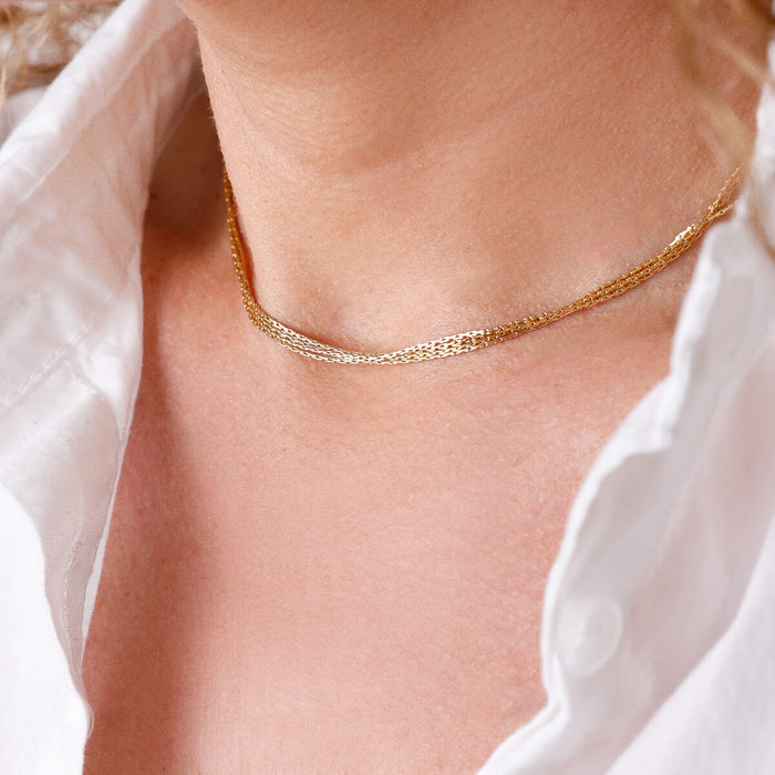 Fasti-Halskette – Gold
