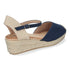 Casi Wedge Sandal - Navy