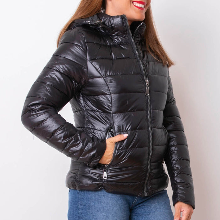 Lightweight Quilted Jacket - Black