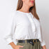 Mini Volante Blouse - White