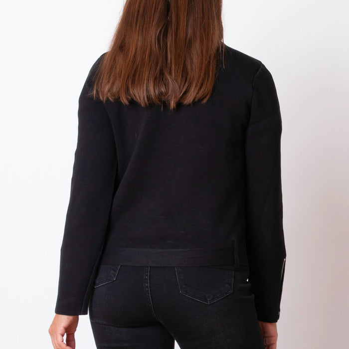 Biker Stretch Knit - Black