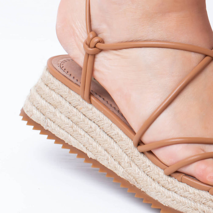 Yopi Wedge - Camel